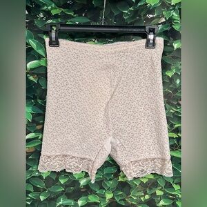 Vintage RENETTE Girdle Lace Shapewear Ivory Women’s L 29-30